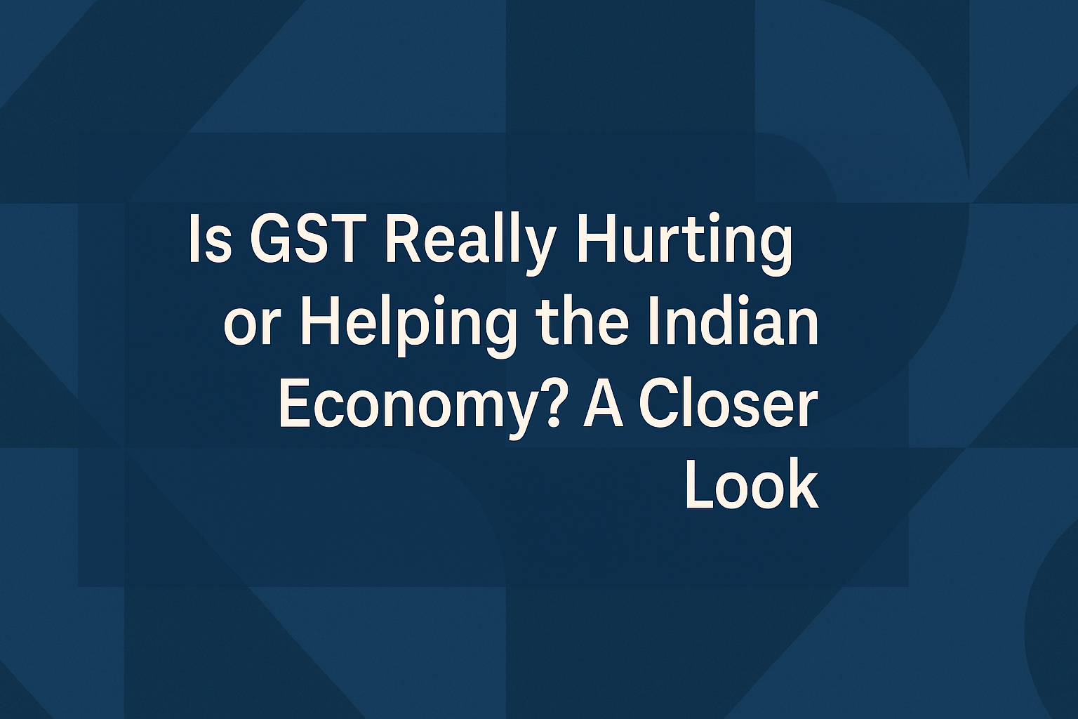 Goods and Services Tax