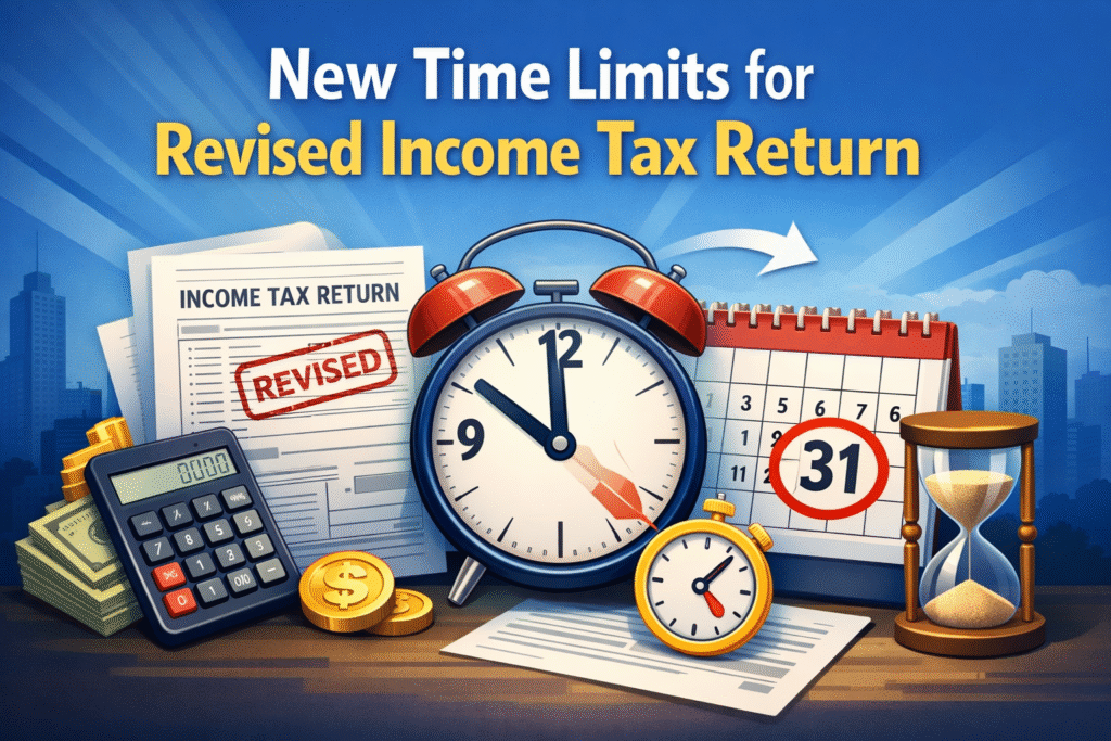 New Time Limits for Revised Income Tax Return