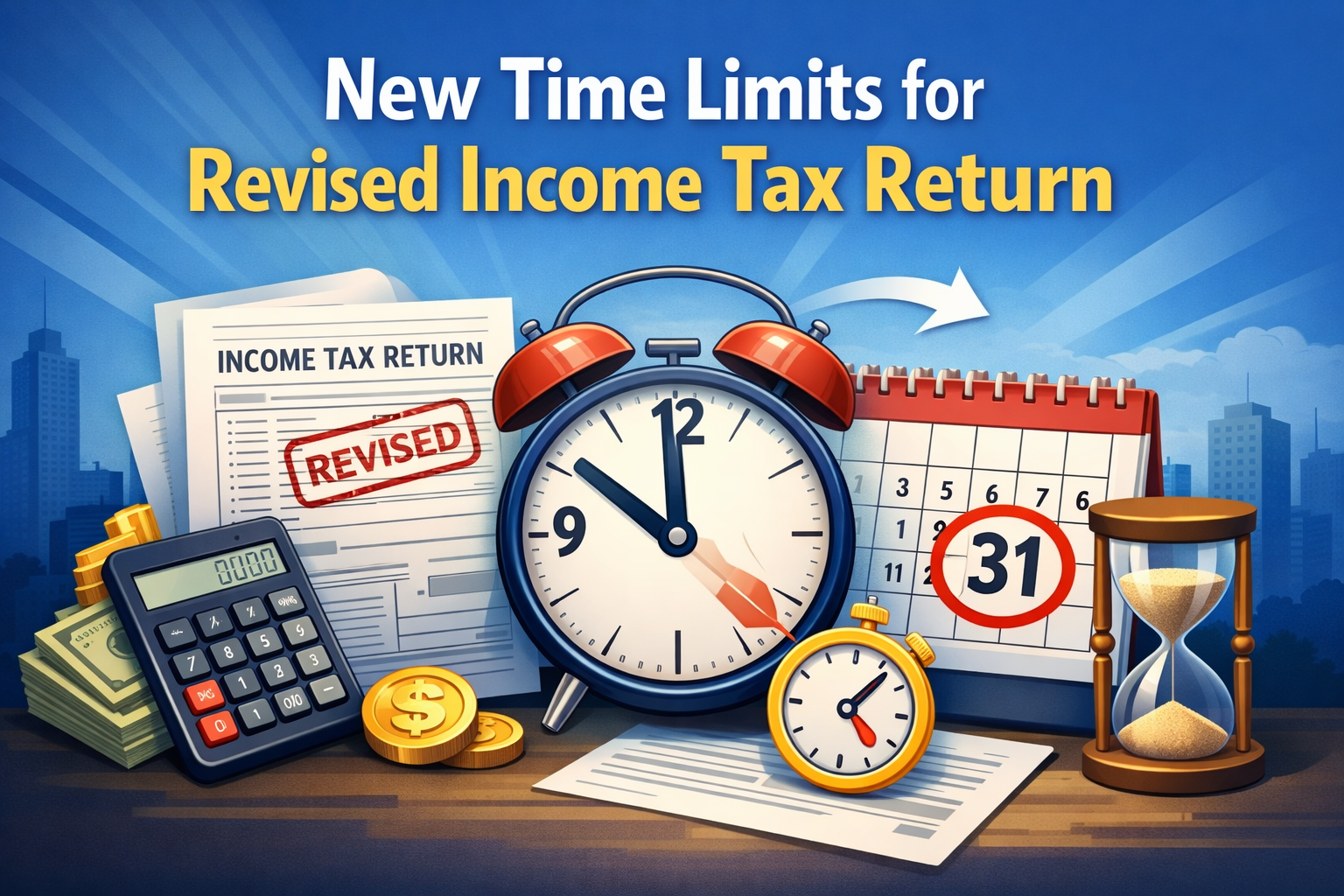 New Time Limits for Revised Income Tax Return